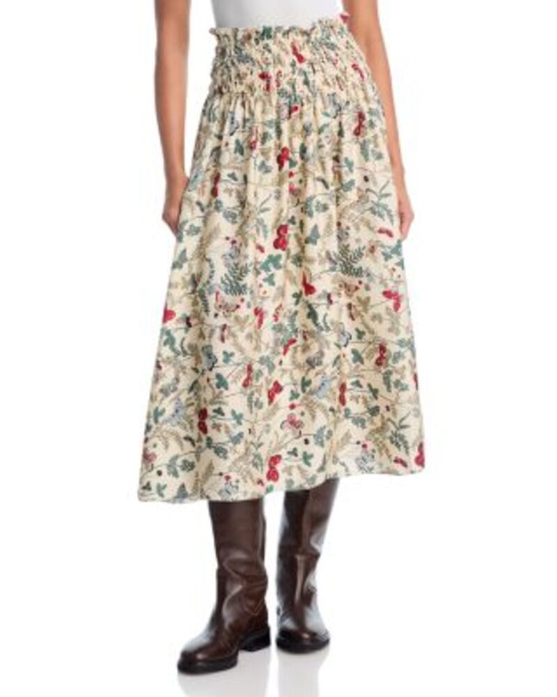 ザ・グレート レディース ボトムスカート ミディ THE GREAT Canary Midi Skirt Floating Butterfly