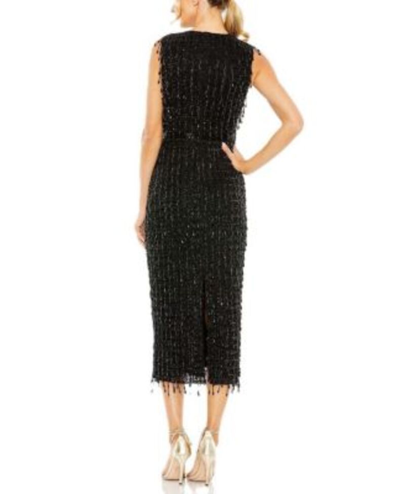 マックダガル レディース トップス ワンピース ハイネック ミニ ノースリーブ Mac Duggal Sleeveless High Neck Beaded Mini Sheath Dress Black ブラック マックダガル レディース トップス ワンピース ハイネック ミニ ノースリーブ Mac Duggal Sleeveless High Neck Beaded Mini Sheath Dress Black ブラック