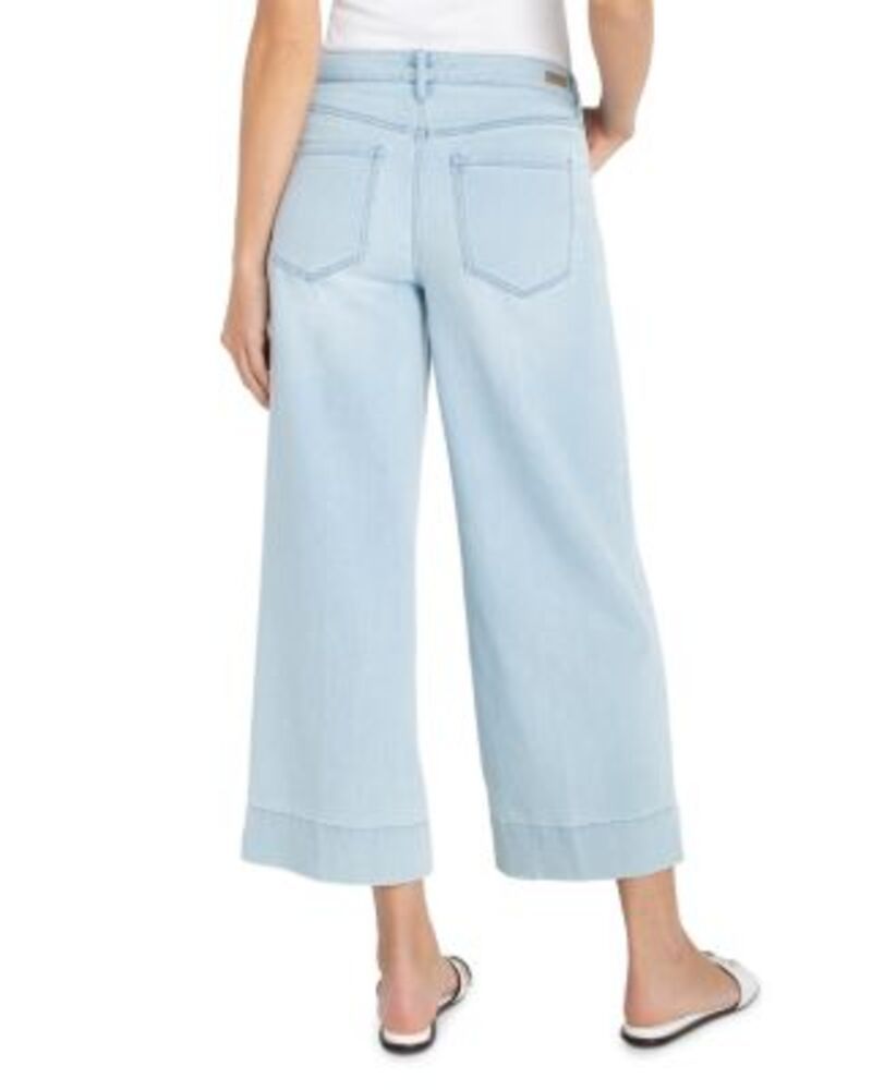 リヴァプール ロサンゼルス レディース ボトムス デニムパンツ ワイドレッグ ジーンズ Liverpoolos Angelestride Crop Wide Leg Jeans in Marine Flowers Marine Flowers リヴァプール ロサンゼルス レディース ボトムス デニムパンツ ワイドレッグ ジーンズ Liverpoolos Angelestride Crop Wide Leg Jeans in Marine Flowers Marine Flowers