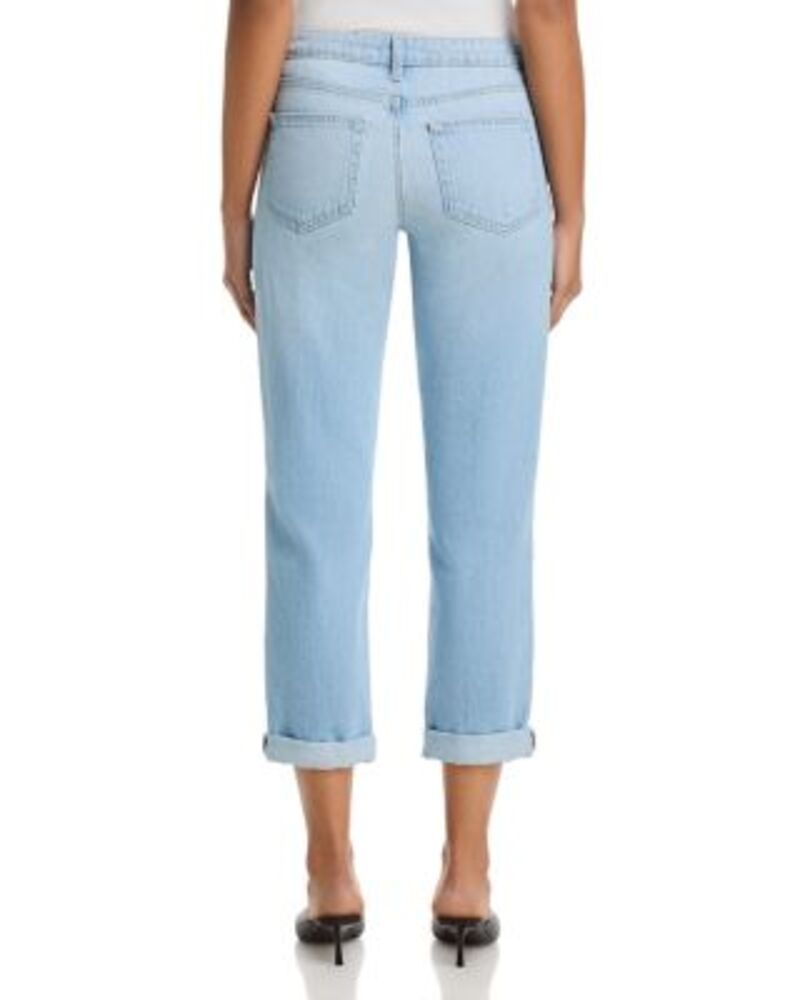ラジャンス レディース ボトムス デニムパンツ ローライズ ジーンズ LAGENCE Nevia Low Rise Slouch Straight Jeans in Brea Destruct Brea Destruct
