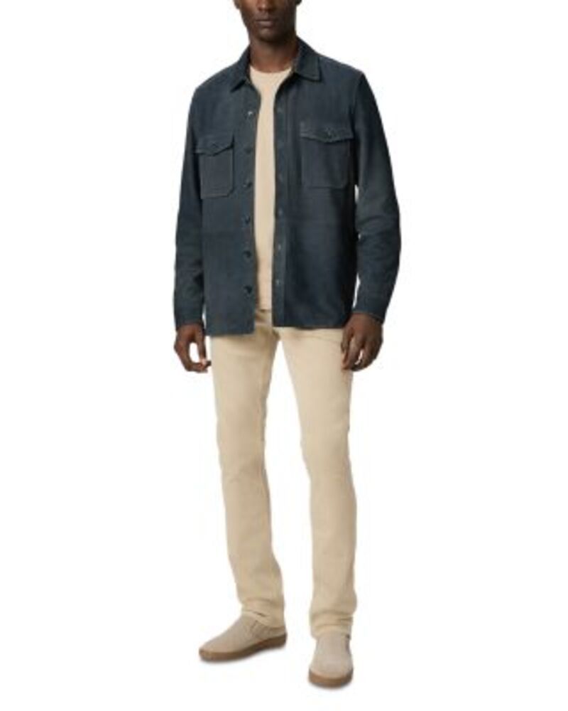ペイジ メンズ アウター ジャケット・ブルゾン スエード PAIGE Peyman Suede Jacket Dark Navy ネイビー