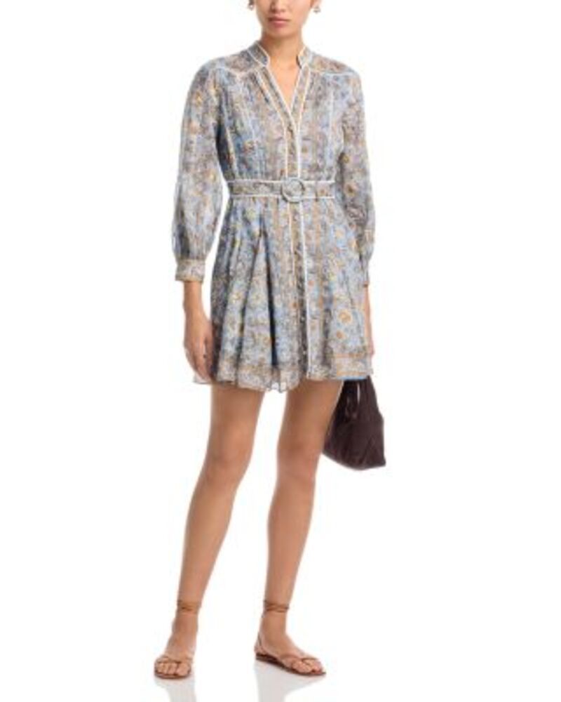 ヴェロニカ ベアード レディース トップス ワンピース Vネック Veronica Beard Kumar V Neck Dress Blue Jay Multi ブルー