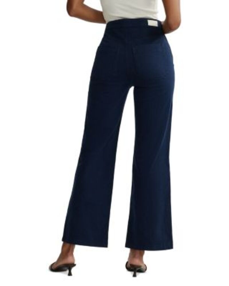 ディーエル 1961 レディース ボトムス デニムパンツ ワイドレッグ ジーンズ DL1961 Karmine High Rise Refined Wide Leg Jeans in Bright Navy ネイビー