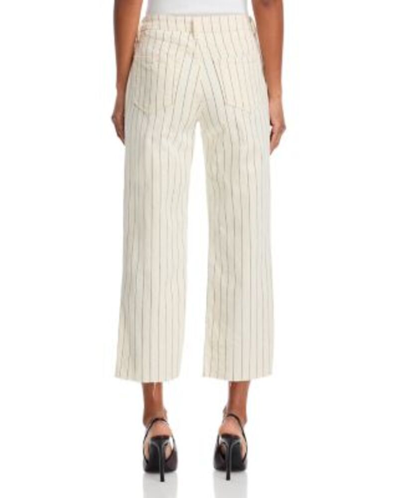 ラジャンス レディース ボトムス デニムパンツ ワイドレッグ ジーンズ LAGENCE Wanda High Rise Crop Wide Leg Jeans in EcruNavy StripecruNavy Stripe エクリュ ラジャンス レディース ボトムス デニムパンツ ワイドレッグ ジーンズ LAGENCE Wanda High Rise Crop Wide Leg Jeans in EcruNavy StripecruNavy Stripe エクリュ
