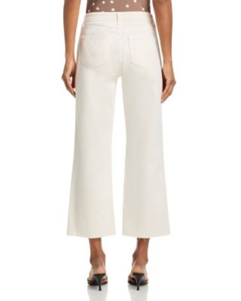 ラジャンス レディース ボトムス デニムパンツ ワイドレッグ ジーンズ LAGENCE Wanda High Rise Crop Wide Leg Jeans in Light Ecru Light Ecru エクリュ