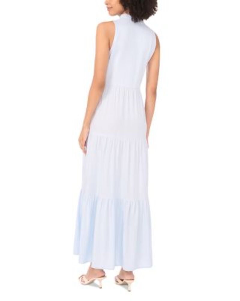 ヴィンスカムート レディース トップス ワンピース Vネック ティアード ノースリーブ マキシ VINCE CAMUTO V Neck Sleeveless Tiered Maxi Dressky