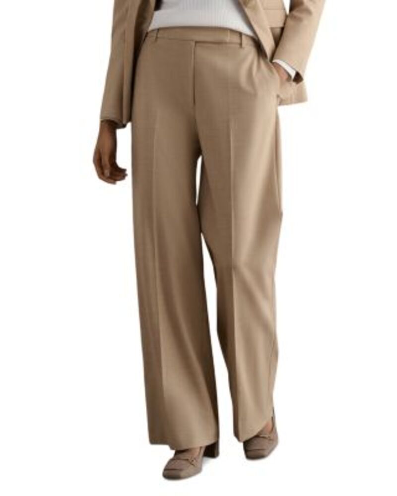 ホッブスロンドン レディース ボトムス カジュアルパンツ ワイドレッグ HOBBS LONDON Ashleen Wide Leg Pants Neutral