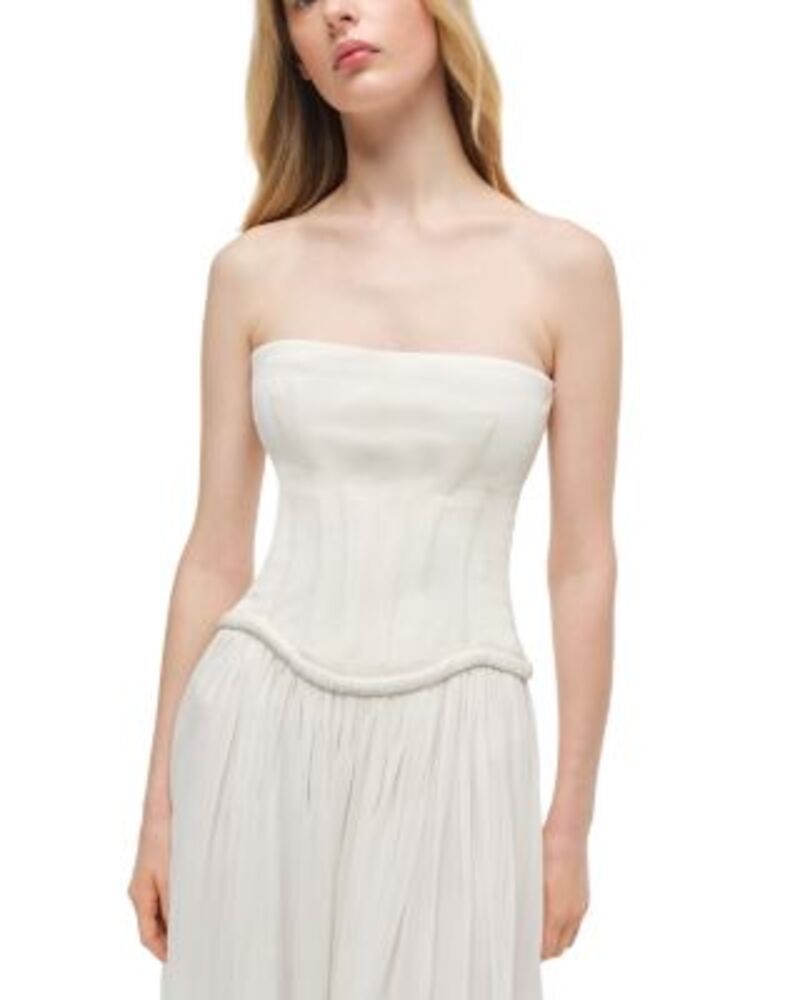 シムカイ レディース トップス ワンピース SIMKHAI Adalys Bustier Dress Ivory アイボリー シムカイ レディース トップス ワンピース SIMKHAI Adalys Bustier Dress Ivory アイボリー