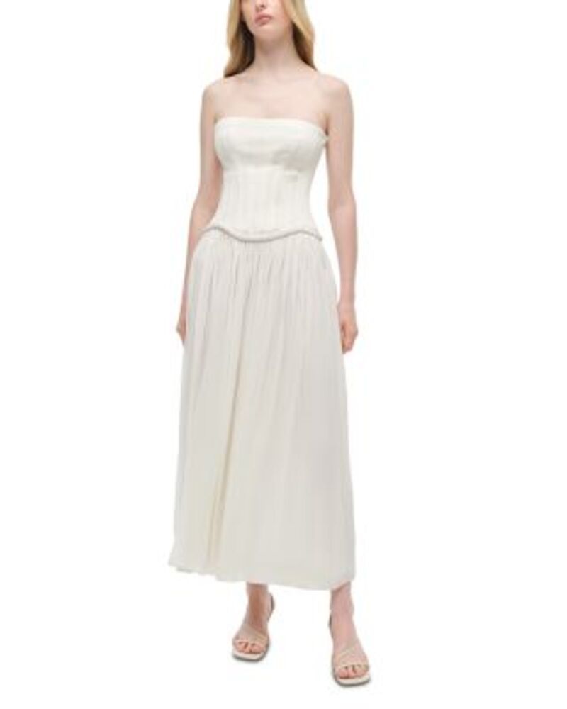 シムカイ レディース トップス ワンピース SIMKHAI Adalys Bustier Dress Ivory アイボリー シムカイ レディース トップス ワンピース SIMKHAI Adalys Bustier Dress Ivory アイボリー