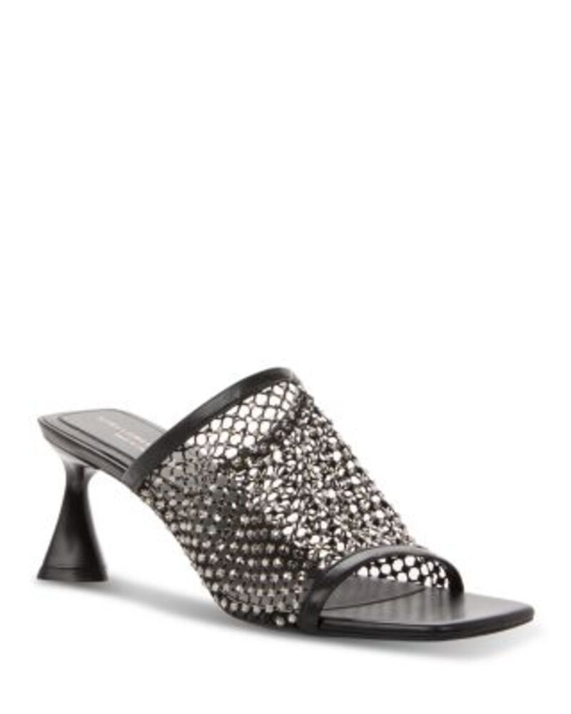 ステラマッカートニー レディース シューズ サンダル メッシュ Stella McCartney Womens Crystal Mesh 65 Mules Black Crystal ブラック