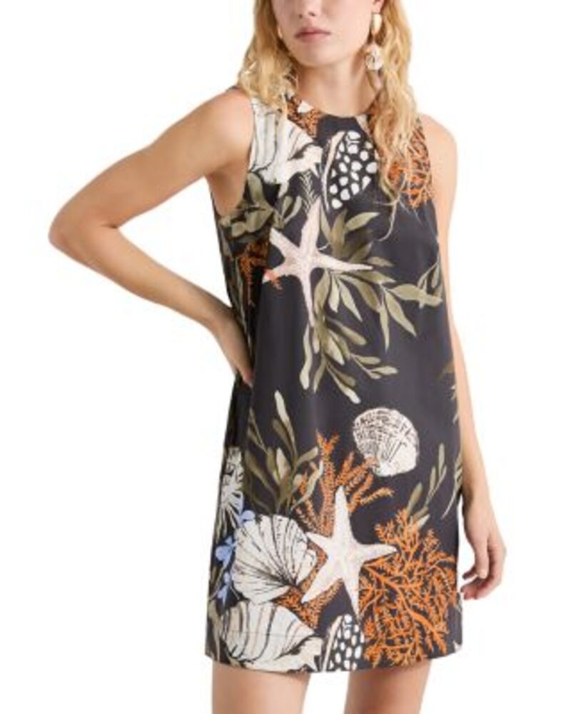 マレーラ レディース トップス ワンピース プリント Marella Sultano Printedress Black ブラック