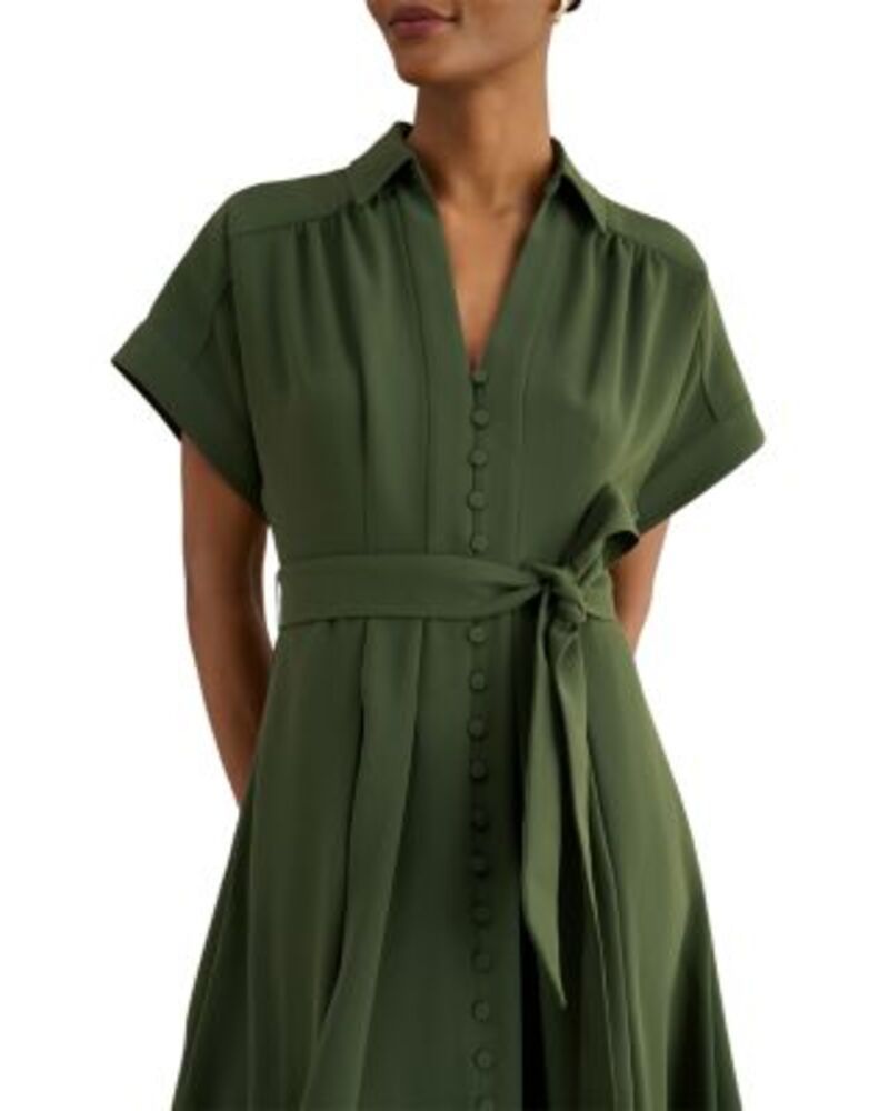 ホッブスロンドン レディース トップス ワンピース HOBBS LONDON Limited Collection Woodall Dress Olive Greeb オリーブ