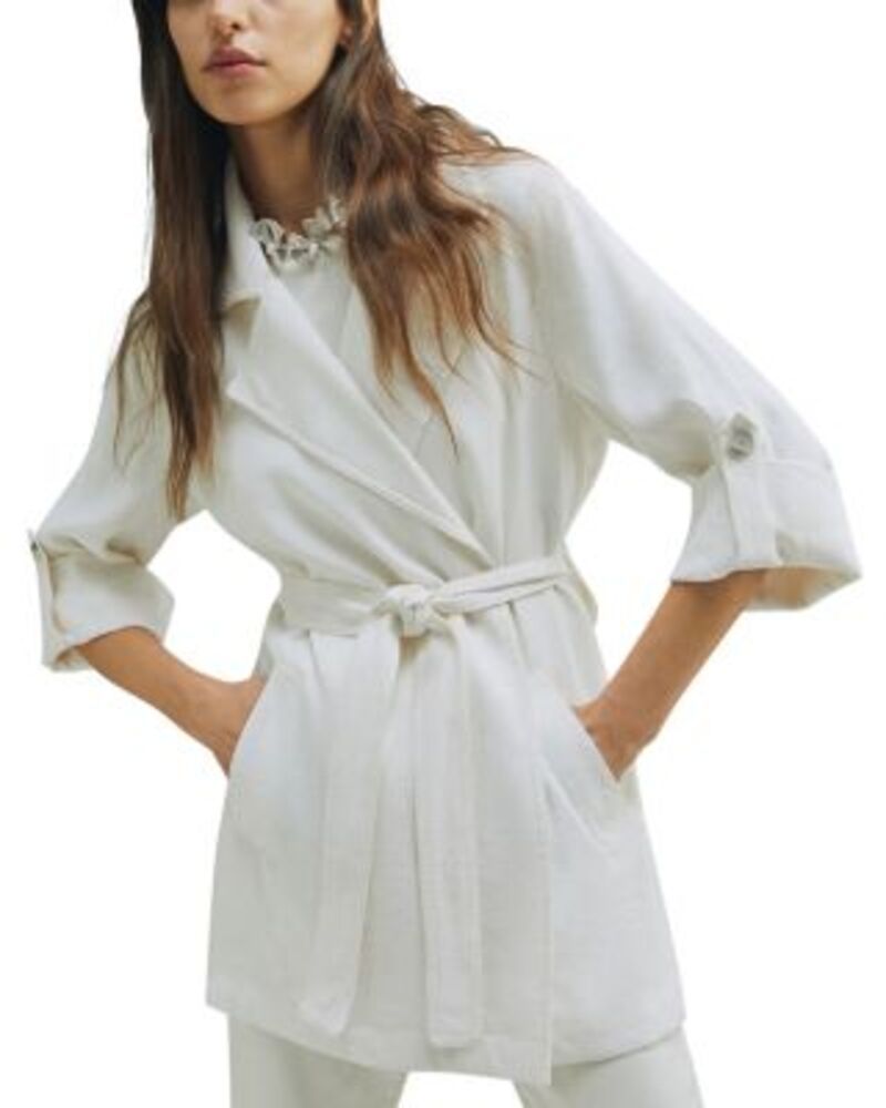 マレーラ レディース アウター コート Marellampada Duster Coat Wool White ホワイト
