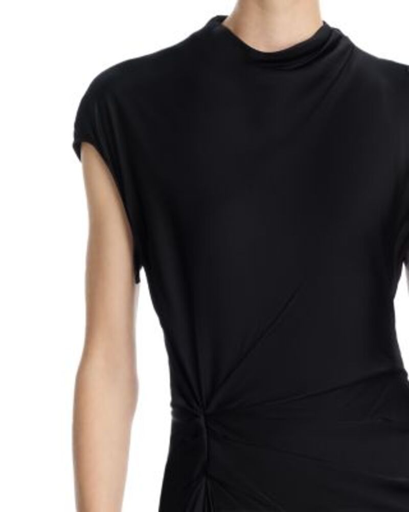 エーエルシー レディース トップス ワンピース ALC Alma Side Gatheredress Black ブラック