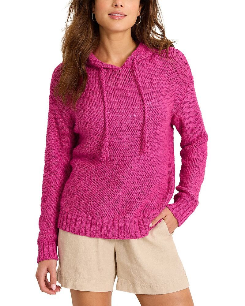 トッミーバハマ レディース アウター パーカー・スウェット Tommy Bahama Beachy Cove Drawstring Hoodie Very Berry