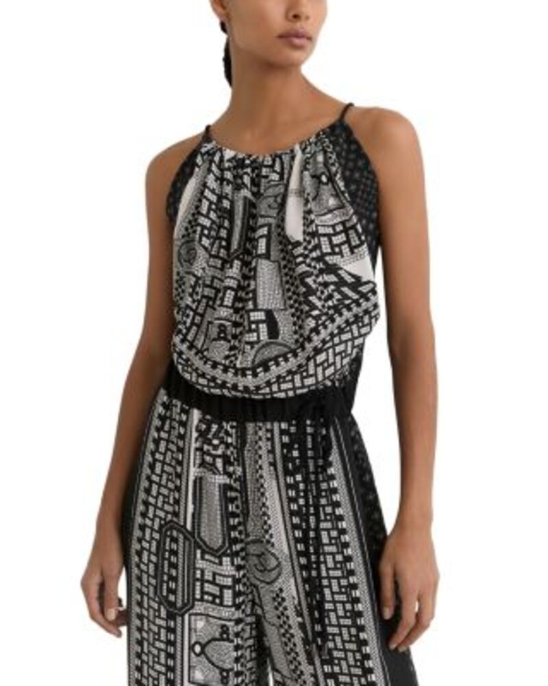 レイス レディース トップス ジャンプスーツ プリント REISS Inara Scarf Print Jumpsuit Blackivory レイス レディース トップス ジャンプスーツ プリント REISS Inara Scarf Print Jumpsuit Blackivory