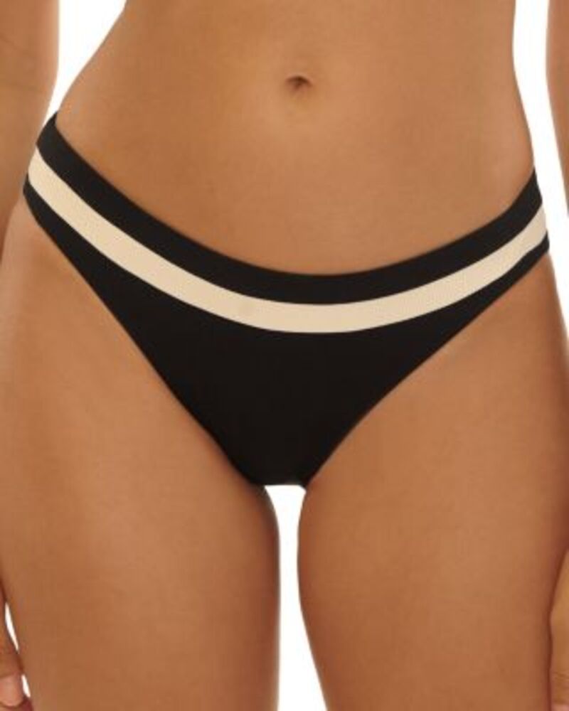 ベッカバイレベッカバーチュー レディース 水着 ボトムスのみ BECCA by Rebecca Virtue Coast Line Rib Adela Hipster Bikini Bottom BlackTan ブラック