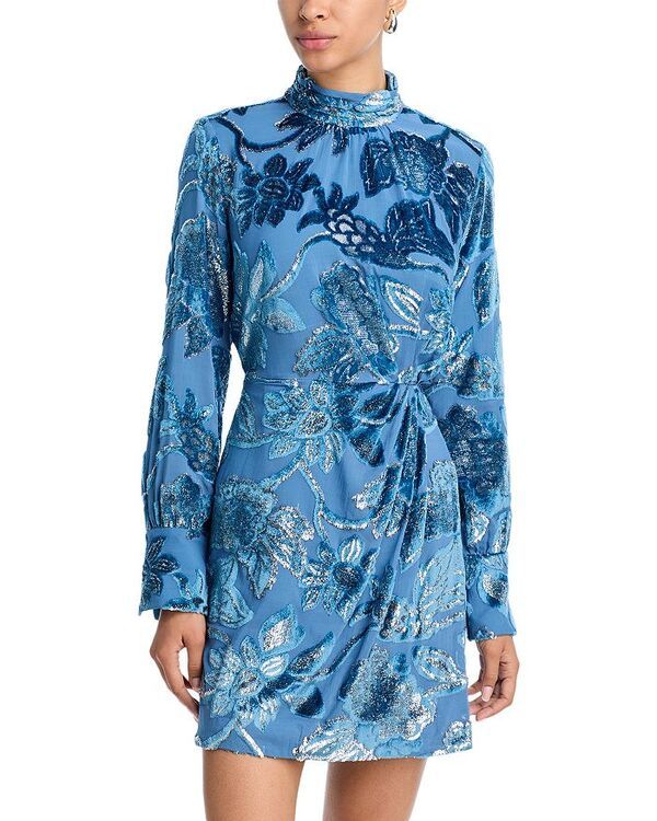 シムカイ レディース トップス ワンピース ミニワンピース ミニ SIMKHAI Vallyn Mini Dress Petrol