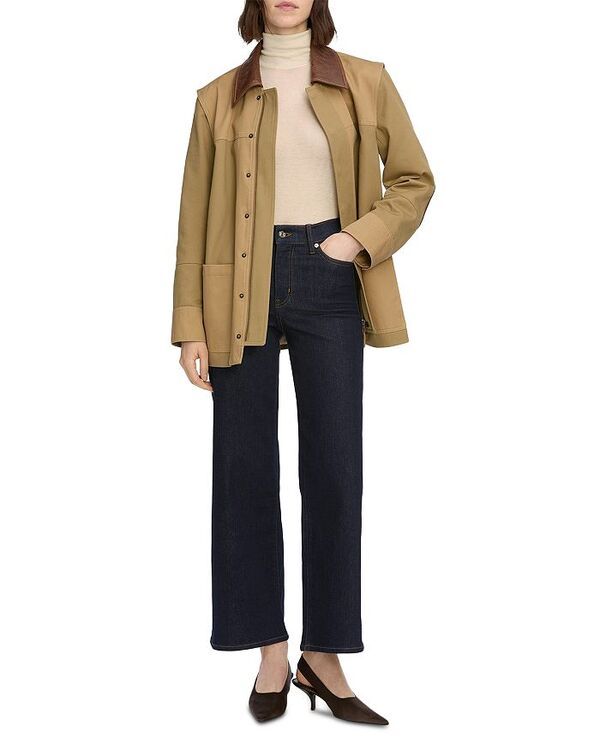 フレーム レディース ボトムス デニムパンツ ジーンズ FRAME Le Slim High Rise Palazzo Crop Jeans in Rinse Rinse