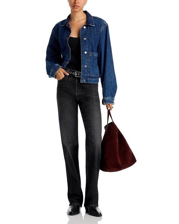 マザー レディース ボトムス デニムパンツ ジーンズ ヒール MOTHER The Rambler High Rise Zip Heel Jeans in Keep it Sharp Keep it Sharp