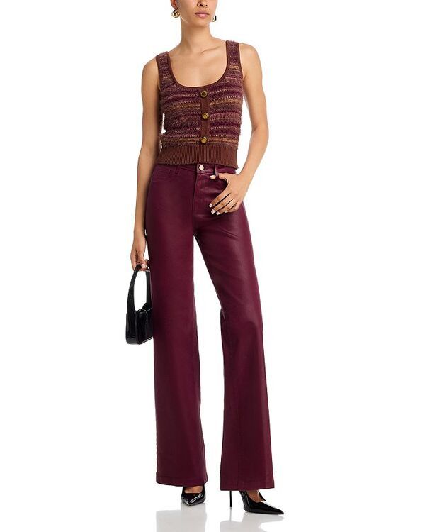 ラジャンス レディース ボトムス デニムパンツ ワイドレッグ ジーンズ LAGENCE Clayton High Rise Wide Leg Jeans in Dark Port Dark Port