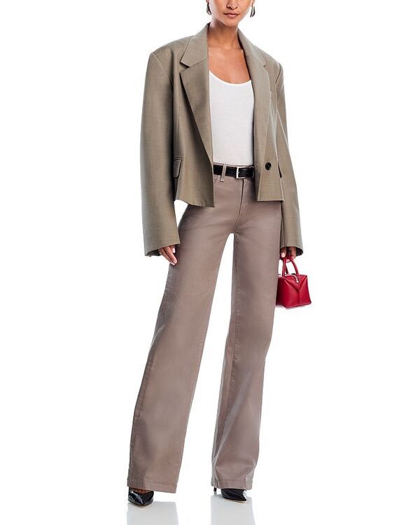 ラジャンス レディース ボトムス デニムパンツ ワイドレッグ ジーンズ LAGENCE Clayton High Rise Wide Leg Jeans in Driftwood Driftwood