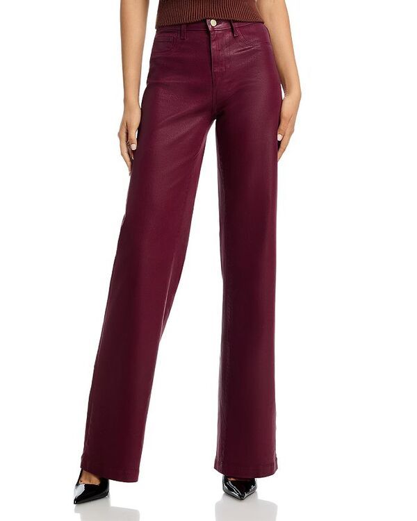 ラジャンス レディース ボトムス デニムパンツ ワイドレッグ ジーンズ LAGENCE Clayton High Rise Wide Leg Jeans in Dark Port Dark Port