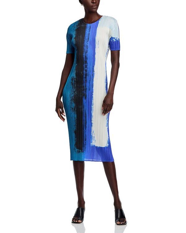 プリーツ プリーズ イッセイ ミヤケ レディース トップス ワンピース PLEATS PLEASE ISSEY MIYAKE Jump Dress Blue ブルー