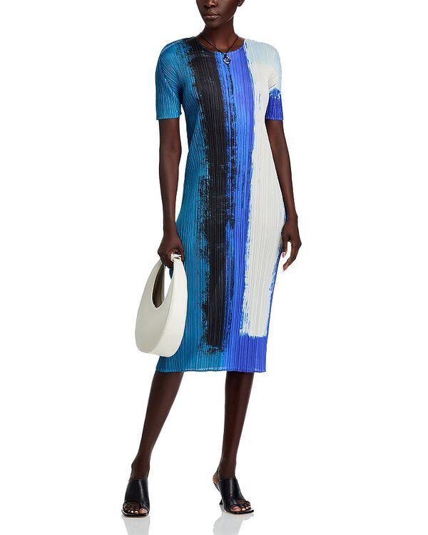 プリーツ プリーズ イッセイ ミヤケ レディース トップス ワンピース PLEATS PLEASE ISSEY MIYAKE Jump Dress Blue ブルー