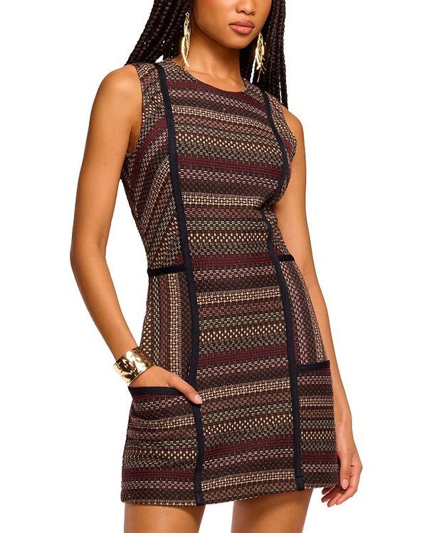 レイミー ブルック レディース トップス ワンピース Ramy Brook Jeanette Spliced Dress Navy Multi ネイビー