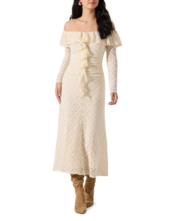 アストール レディース トップス ワンピース ASTR the Label Dorian Dress Cream クリーム