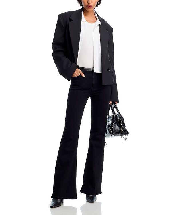 フレーム レディース ボトムス デニムパンツ フレア ジーンズ FRAME The Icon High Rise Flare Leg Jeans Black ブラック フレーム レディース ボトムス デニムパンツ フレア ジーンズ FRAME The Icon High Rise Flare Leg Jeans Black ブラック