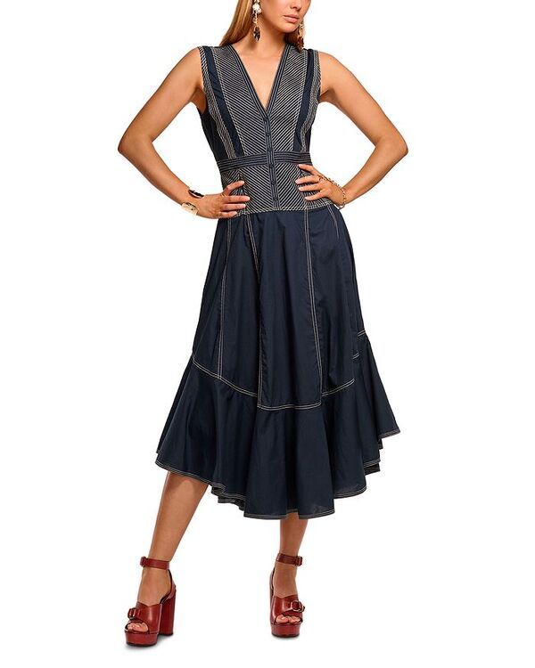 レイミー ブルック レディース トップス ワンピース Ramy Brook Grega Dress Navy ネイビー