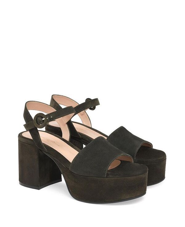 ジャンヴィト ロッシ レディース シューズ サンダル Gianvito Rossi Womens Carol Sandals Green Suede グリーン