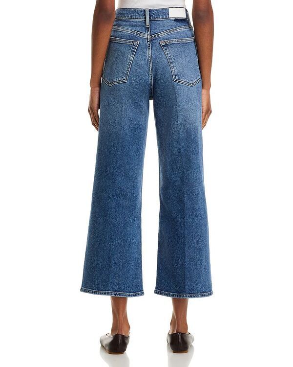 リダン レディース ボトムス デニムパンツ ワイドレッグ クロップド ジーンズ REDONE High Rise Wide Leg Cropped Jeans in Mid 70s Mid 70S