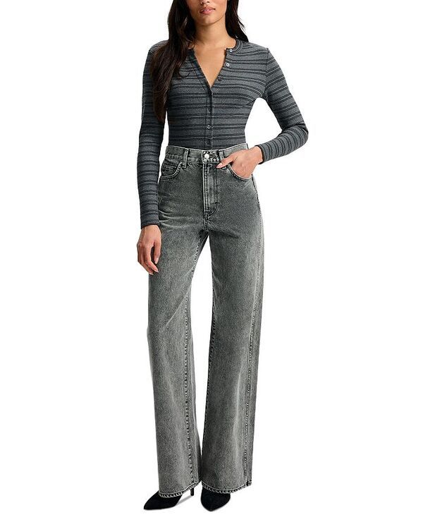 ヴェロニカ ベアード レディース ボトムス デニムパンツ ワイドレッグ ジーンズ Veronica Beard Taylor High Rise Wide Leg Jeans in Volcanic Dust Volcanic Dust