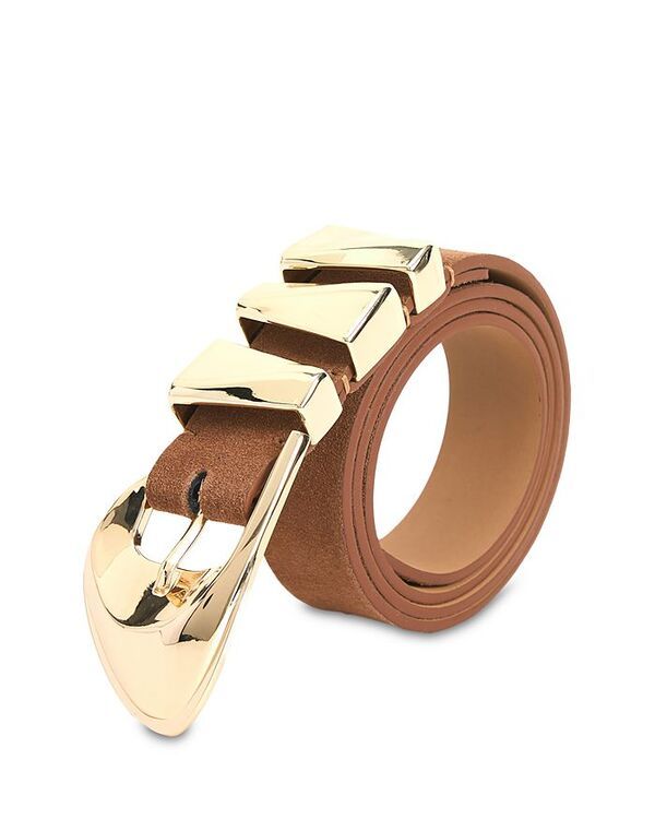 エティカ レディース アクセサリー ベルト レザー Ettika Womens Modern Western Leather Belt Mocha モカ