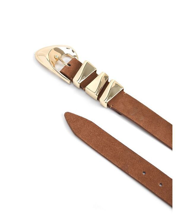 エティカ レディース アクセサリー ベルト レザー Ettika Womens Modern Western Leather Belt Mocha モカ