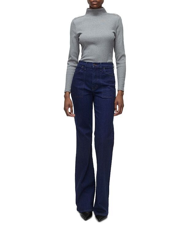ヴェロニカ ベアード レディース ボトムス デニムパンツ ジーンズ Veronica Beard Crosbie High Rise Flare Jeans in Indigo Rinse Indigo Rinse インディゴ