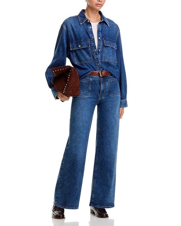 フレーム レディース ボトムス デニムパンツ Tシャツ ジーンズ FRAME Le Slim Palazzo Modernist Pocket Jeans in Esteem Esteem フレーム レディース ボトムス デニムパンツ Tシャツ ジーンズ FRAME Le Slim Palazzo Modernist Pocket Jeans in Esteem Esteem