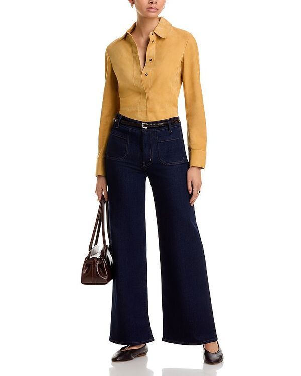フレーム レディース ボトムス デニムパンツ ジーンズ FRAME Le Slim Palazzo Modernist Pocket Jeans in Rinse Rinse フレーム レディース ボトムス デニムパンツ ジーンズ FRAME Le Slim Palazzo Modernist Pocket Jeans in Rinse Rinse
