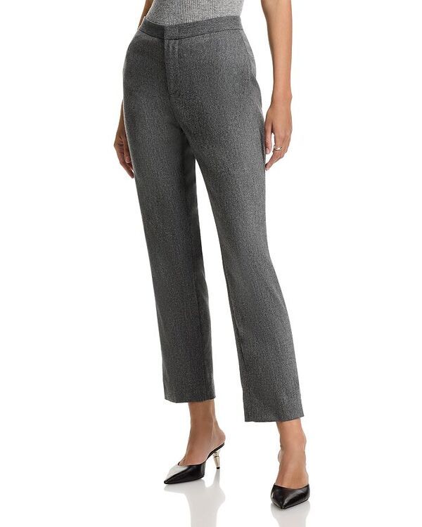 ファビアナ フィリッピ レディース ボトムス カジュアルパンツ フレア パンツ ウール アンクル Fabiana Filippi Wool Blend Flare Leg Ankle Pants Roccia