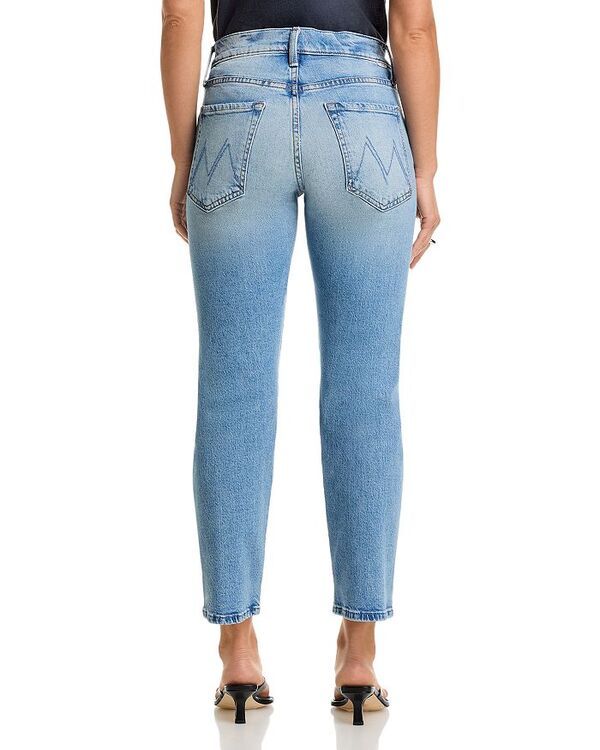 マザー レディース ボトムス デニムパンツ ジーンズ MOTHER Lil High Rise Hiker Hover Jeans in Fight For Your Right Fight For Your Right