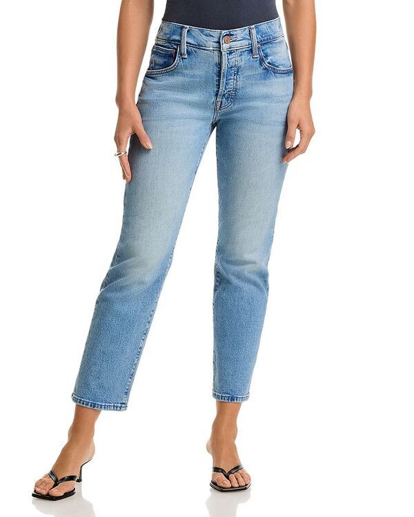 マザー レディース ボトムス デニムパンツ ジーンズ MOTHER Lil High Rise Hiker Hover Jeans in Fight For Your Right Fight For Your Right