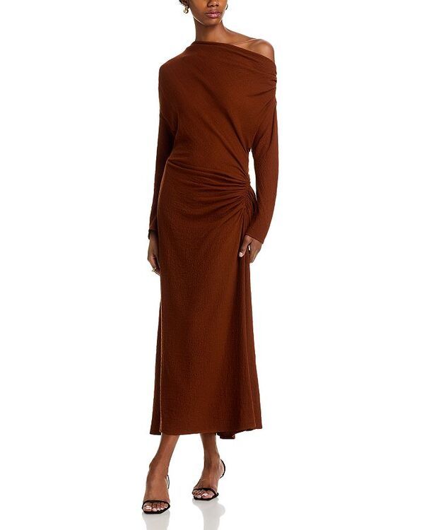 エーエルシー レディース トップス ワンピース ALC Piper One Shoulder Dress Brunette