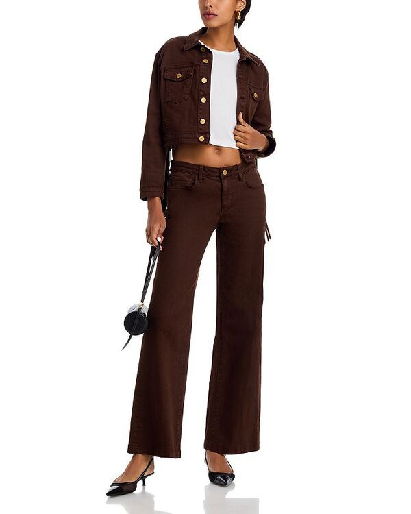 ラジャンス レディース ボトムス デニムパンツ ワイドレッグ ローライズ ジーンズ LAGENCE Joanne Low Rise Wide Leg Jeans Brown ブラウン ラジャンス レディース ボトムス デニムパンツ ワイドレッグ ローライズ ジーンズ LAGENCE Joanne Low Rise Wide Leg Jeans Brown ブラウン