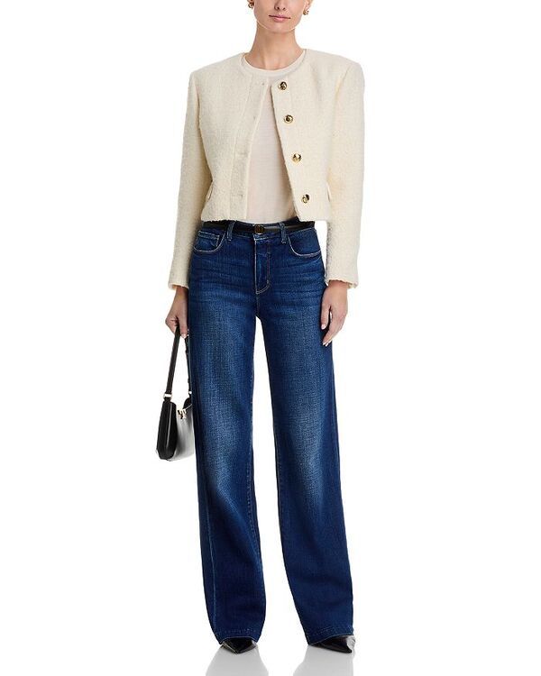 ラジャンス レディース ボトムス デニムパンツ ワイドレッグ ジーンズ LAGENCE Scottie High Rise Wide Leg Jeans in Marvista Marvista
