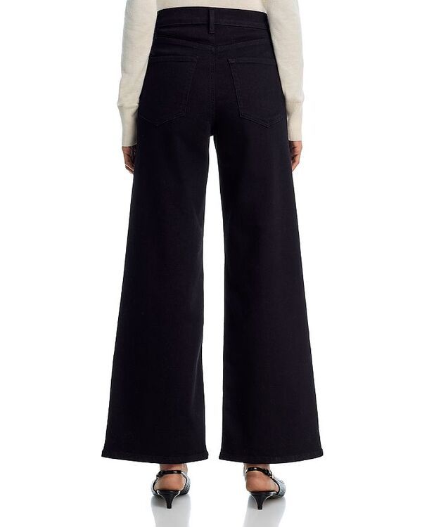 フレーム レディース ボトムス デニムパンツ ジーンズ FRAME Le Slim Palazzo High Rise Jeans Black ブラック
