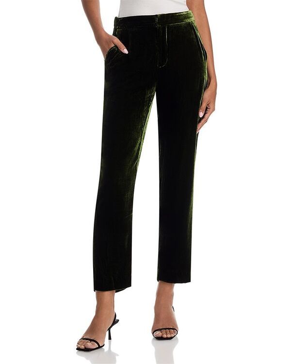 ラジャンス レディース ボトムス カジュアルパンツ パンツ ベルベット LAGENCE Rebel Velvet Trousers Deep Olive オリーブ