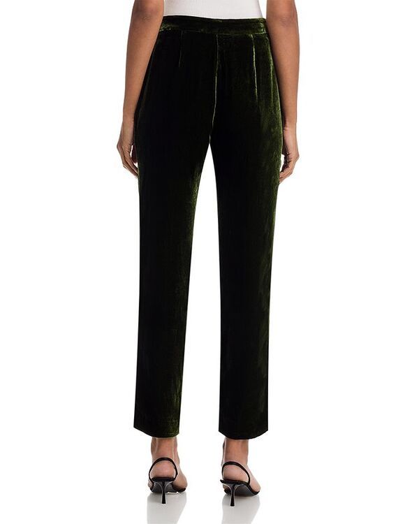 ラジャンス レディース ボトムス カジュアルパンツ パンツ ベルベット LAGENCE Rebel Velvet Trousers Deep Olive オリーブ